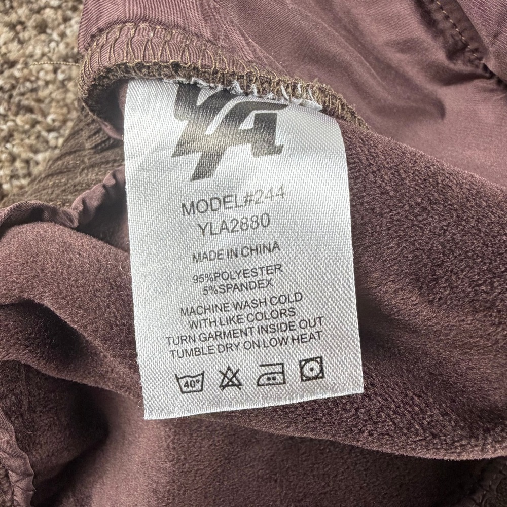 YoungLA Lined Corduroy Joggers Brown Athletic Pants Mens Large Streetwear - Picture 5 of 8